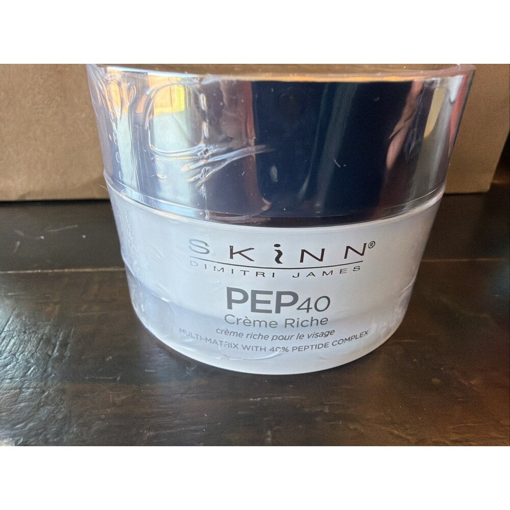 SKINN PEP40 Creme Riche Rich Face Cream Multi-Matrix 40% Peptide 1.7oz
